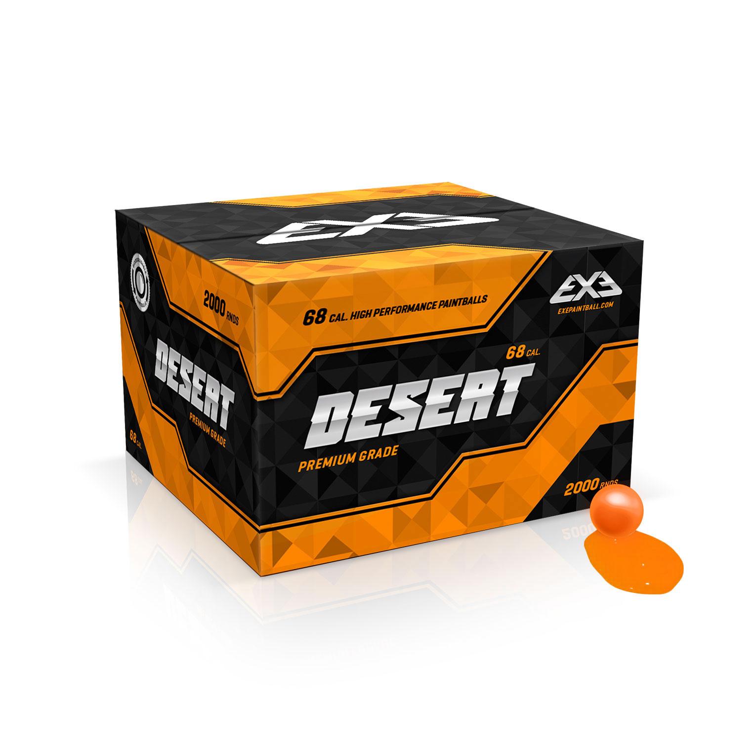 Paintballs Desert Metalic Cal 0.68 Orange/Orange Fill  *Envío Gratis 3/4 Días.